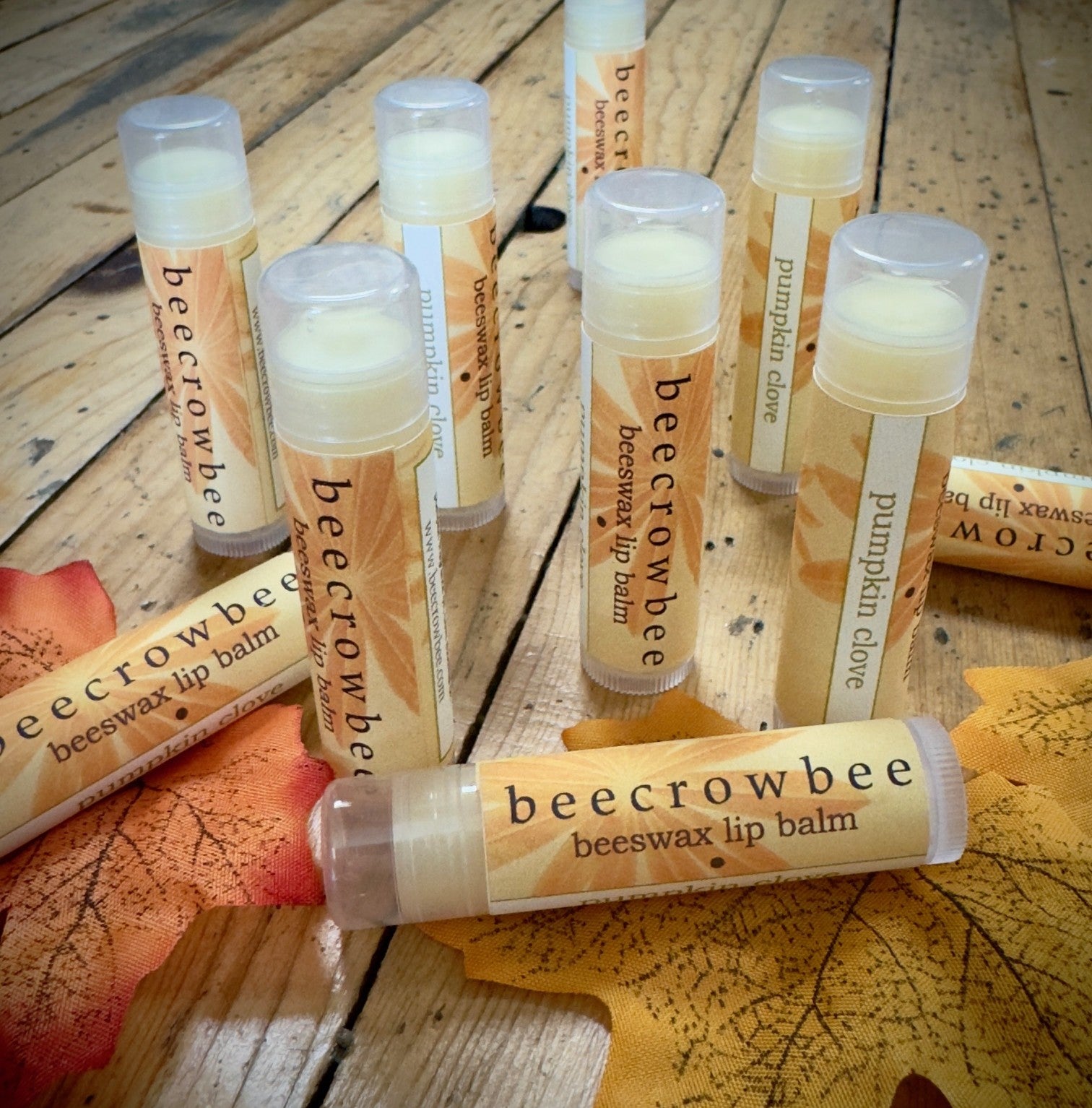 pumpkin clove lip balm