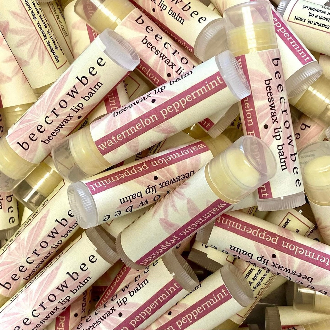 watermelon peppermint lip balm