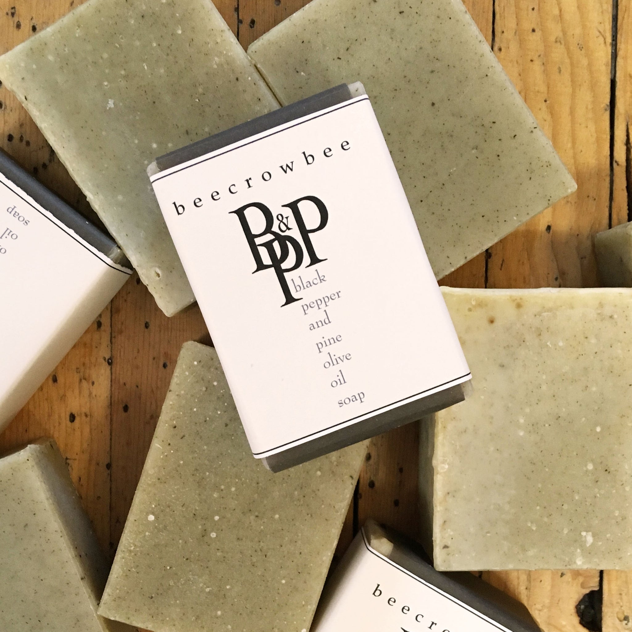 black pepper  and pine soap