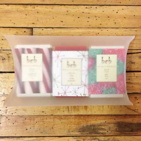 holiday soap gift set