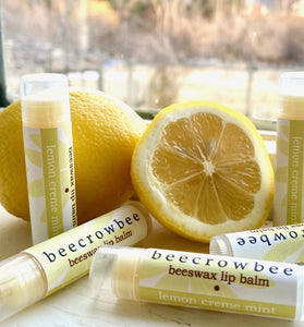 lemon creme mint  lip balm